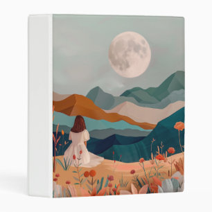 Boho Abstract Landscape (21) Mini Binder