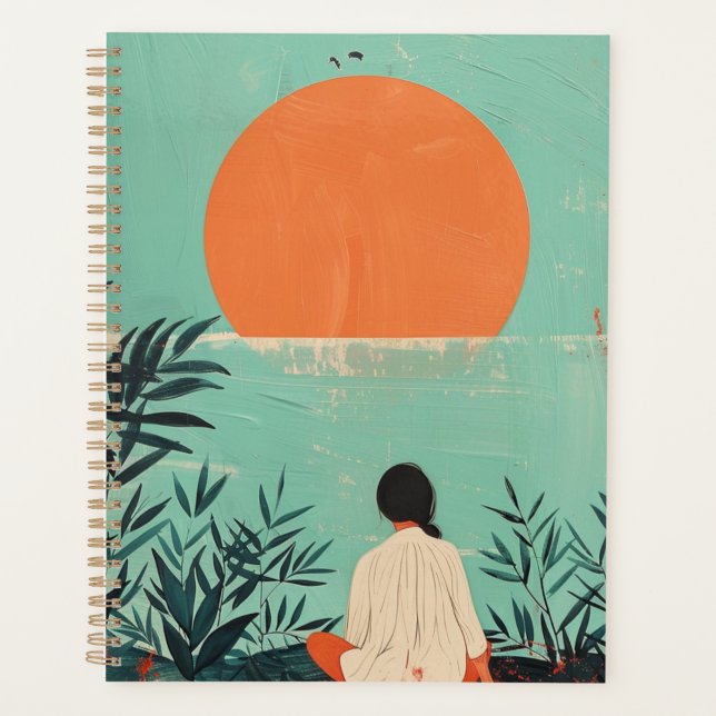 Boho Abstract Landscape (22) Planner (Front)