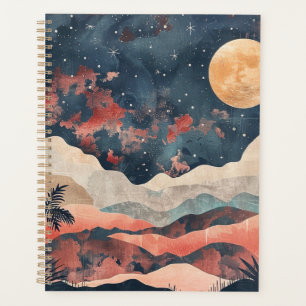 Boho Abstract Landscape (24) Planner