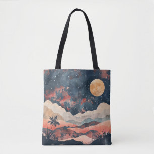 Boho Abstract Landscape (24) Tote Bag