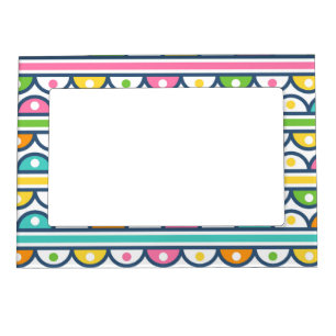 Boho Abstract Magnetic Frame