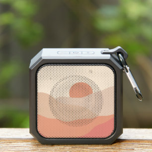 Boho Abstract Modern Minimalist Mountain Landscape Bluetooth Speaker
