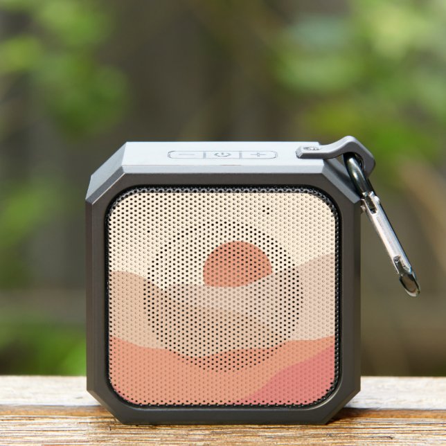 Boho Abstract Modern Minimalist Mountain Landscape Bluetooth Speaker (Insitu(Outdoor))