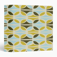Boho Abstract Pastel Shapes Pattern Green Blue 