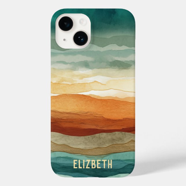 Boho Abstract Pattern Case-Mate iPhone Case (Back)