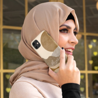 Boho Aesthetic Mountain Landscape Modern Art iPhone 11 Case