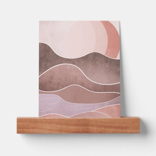 Boho Aesthetic Mountain Landscape Modern Art Picture Ledge