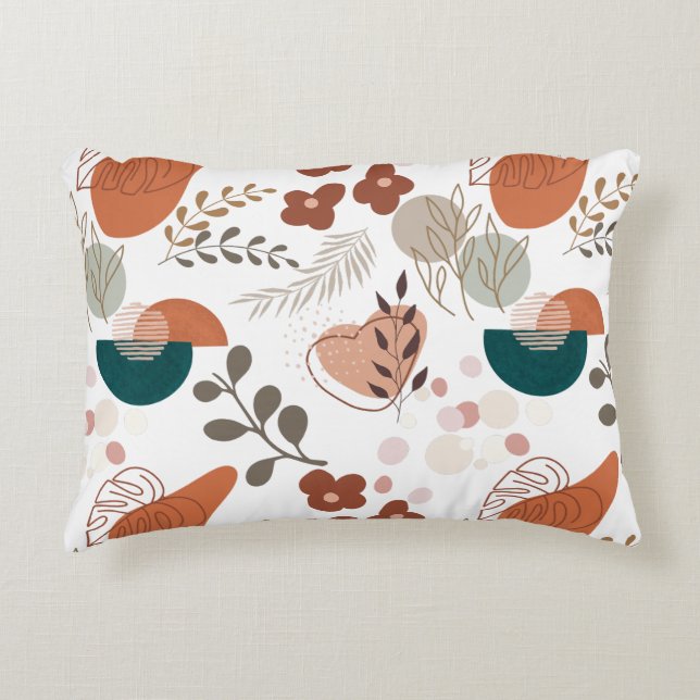 BOHO Aesthetic Pattern A10 Accent Pillow (Front)