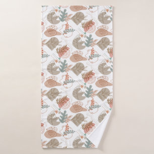 BOHO Aesthetic Pattern A11 Bath Towel