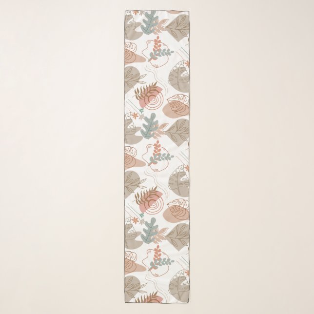 BOHO Aesthetic Pattern A11 Scarf (Front)