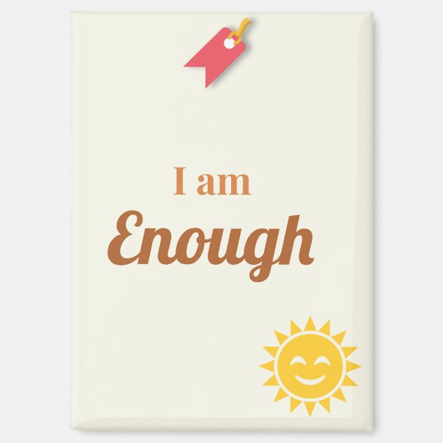 Boho Affirmation Magnet (Front)