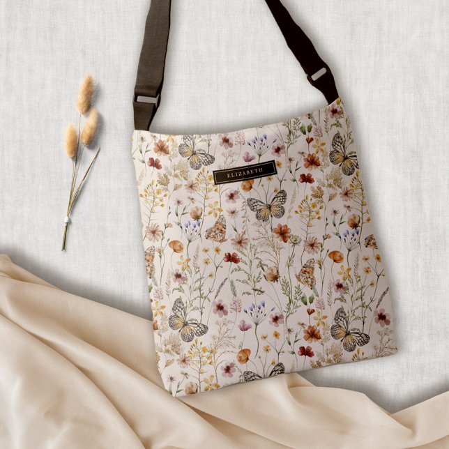 Boho All-Over-Print Tote, Shoulder Tote (Creator Uploaded)