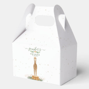 Boho Alpaca Kids Baby Shower Favor Boxes