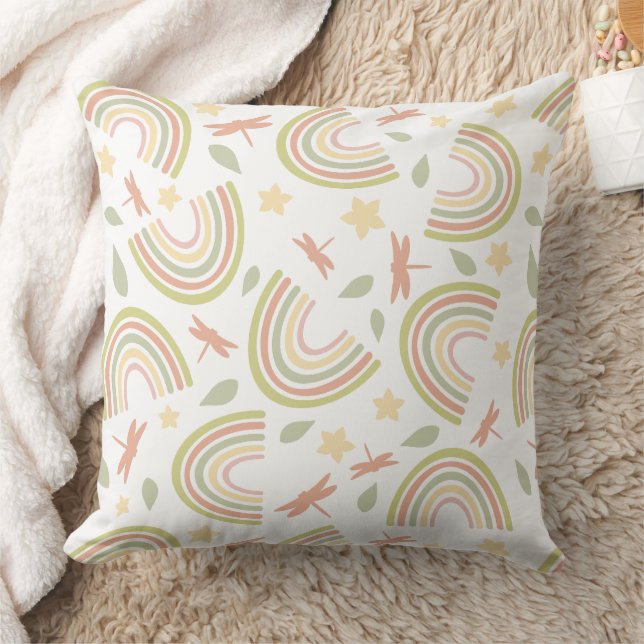 Boho Arch Geometric Pattern Throw Pillow (Blanket)