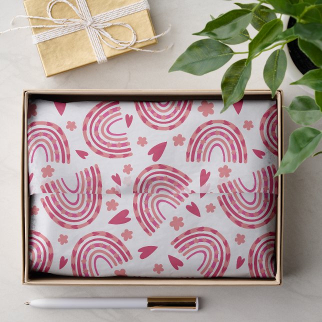 Boho Arch Geometric Pattern Tissue Paper (Gift)