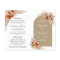 Boho arch terracotta burnt orange tropical program