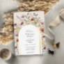 Boho Arch Wedding Invitation Foil Invitation