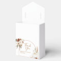 Boho Arch White Pumpkin Fall in love Favor Box | Zazzle