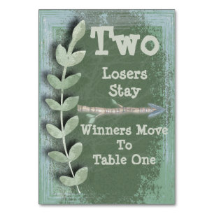 Boho Arrow Bunco Table Card #2
