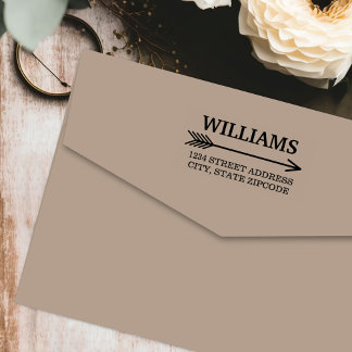 Boho Arrow Return Address Self-inking Stamp