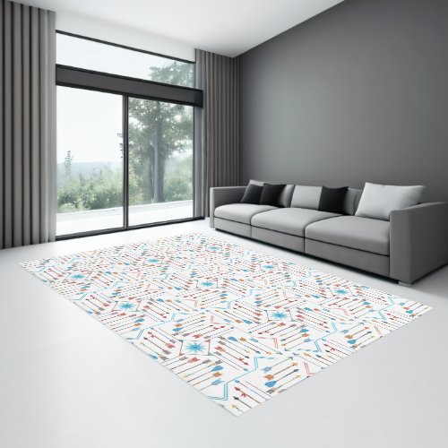 Boho Arrows and Sun V11 ID748 Rug