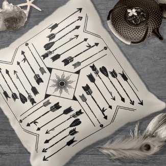 Boho Arrows and Sun V12 Sq ID748