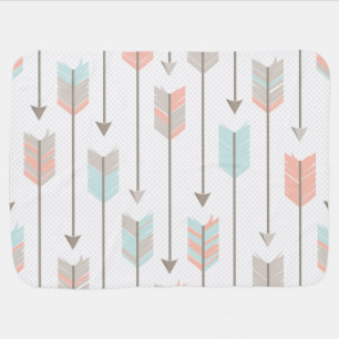 Boho Arrows Pattern Receiving Blanket