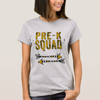 Boho Arrows Pre-K Squad Personalized T-shirt