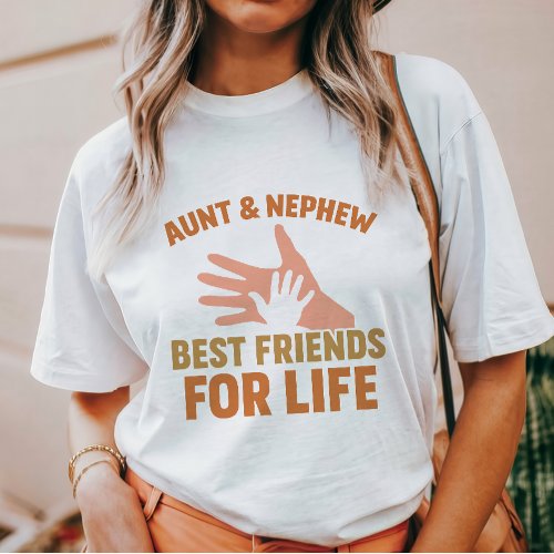 Boho Aunt  Nephew BFFs  T_Shirt