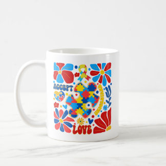 Boho Autism Awareness Coffee Mug