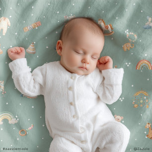 Boho Autumn Baby Shower Blanket