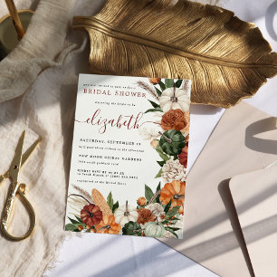 Boho Autumn Bridal Shower Invitation