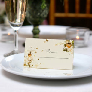 Boho Autumn Wildflower   Wedding Table Place Cards