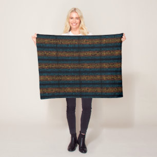 Boho Aztec Striped Blanket