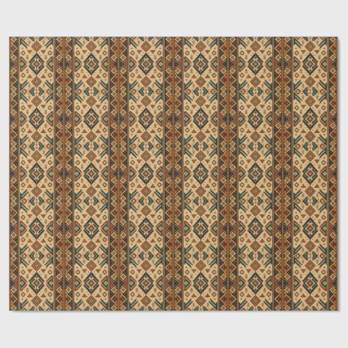 Boho Aztec Tribal Pattern Kitchen Apron | Rustic S Wrapping Paper