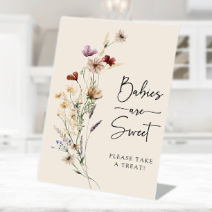 Boho Babies Are Sweet Poster Pedestal Sign