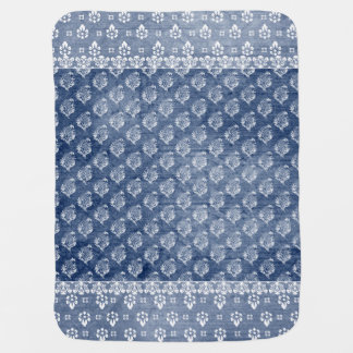 Boho Baby Blue Blanket