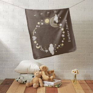 Boho Baby Boy Milestone Blanket