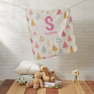 Boho Baby Christmas Blanket – Custom Name gift