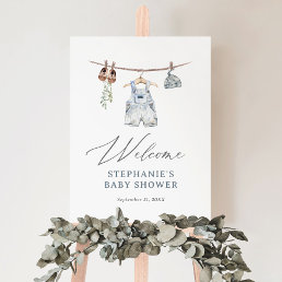 Boho Baby Clothes Boy Baby Shower Welcome Sign