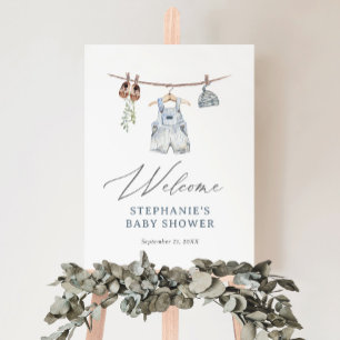 Boho Baby Clothes Boy Baby Shower Welcome Sign
