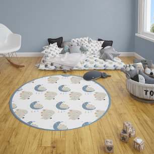 Boho Baby Dino nursery Rug