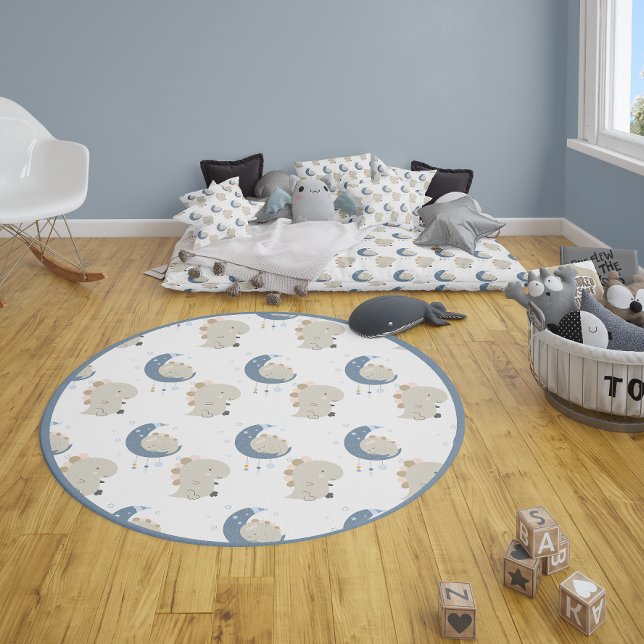 Boho Baby Dino nursery Rug (Creator Uploaded)
