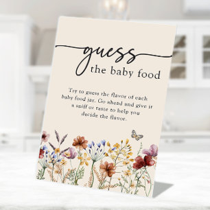 Boho Baby Food Sign