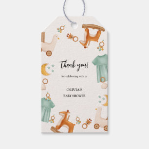 Boho Baby Girl Clothes Baby Shower Gift Tags