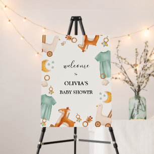 Boho Baby Girl Clothes Baby Shower Welcome Sign