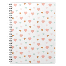 Boho baby girl pastel love hearts