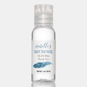 Boho Baby in Bloom Pampas Grass Baby Shower Hand Sanitizer