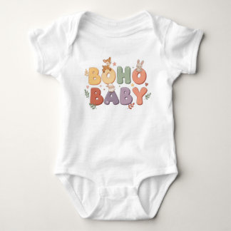 Boho Baby Pastel One-Piece Bodysuit