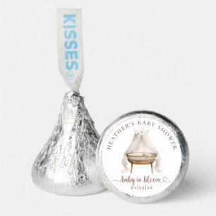 Boho Baby Shower Favor Stickers for Kisses